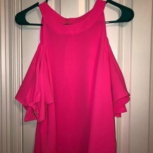 Pink off the shoulder top